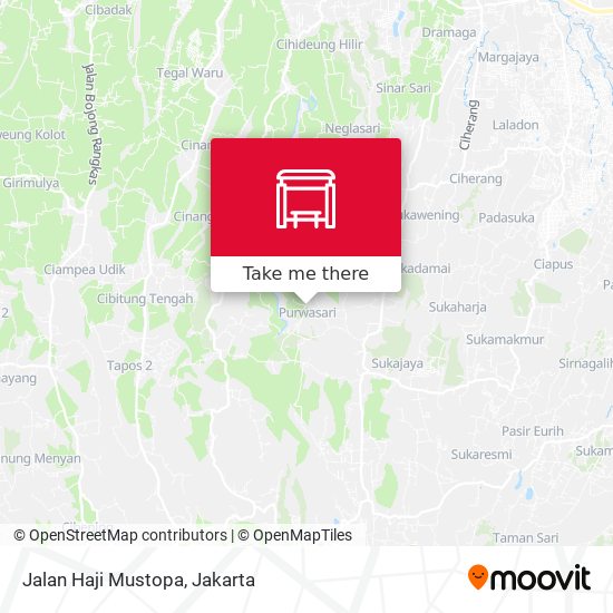 Jalan Haji Mustopa map