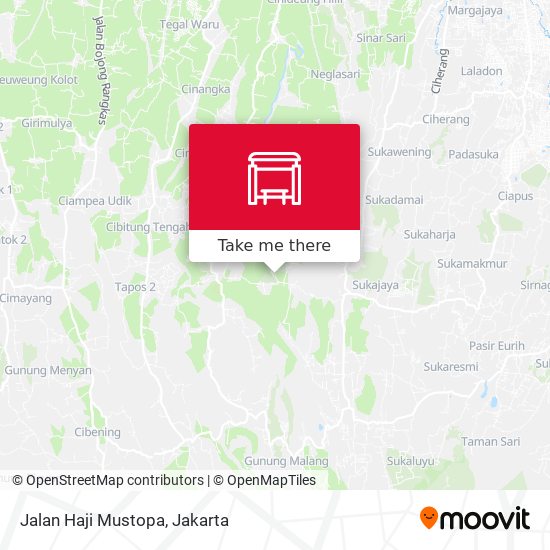 Jalan Haji Mustopa map