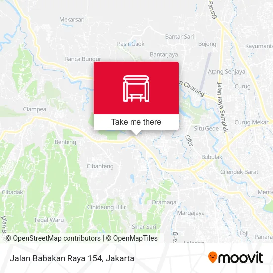 Jalan Babakan Raya 154 map