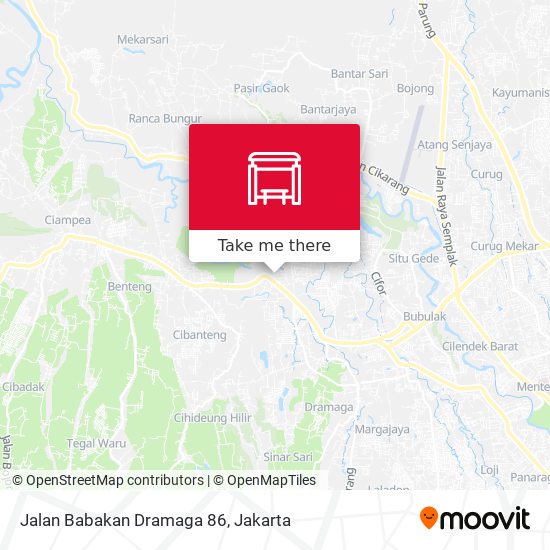 Jalan Babakan Dramaga 86 map