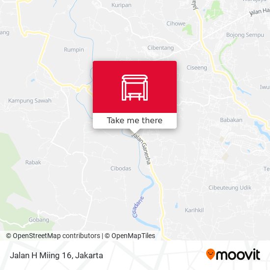 Jalan H Miing 16 map