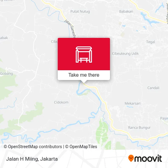 Jalan H Miing map