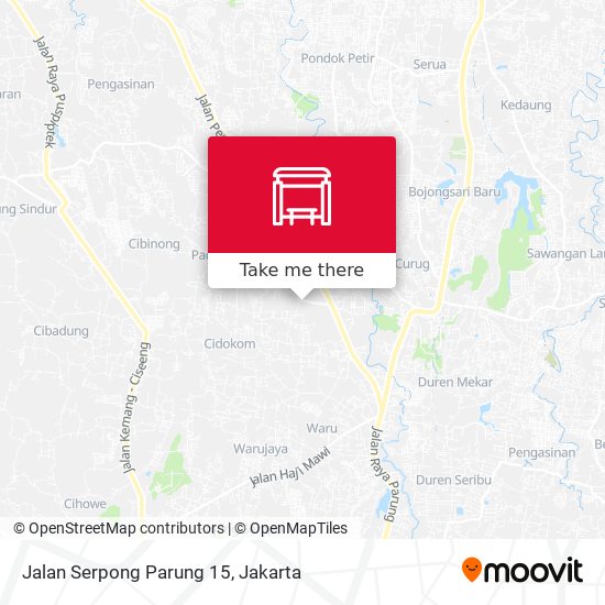 Jalan Serpong Parung 15 map