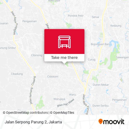 Jalan Serpong Parung 2 map