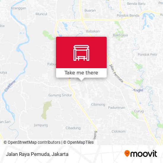 Jalan Raya Pemuda map