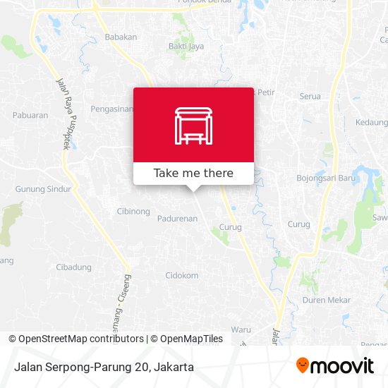 Jalan Serpong-Parung 20 map