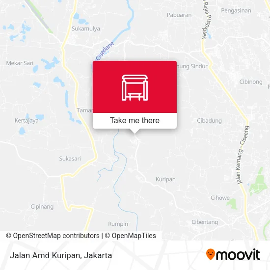 Jalan Amd Kuripan map