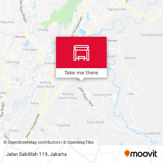 Jalan Sabililah 119 map