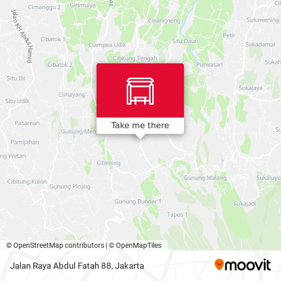Jalan Raya Abdul Fatah 88 map