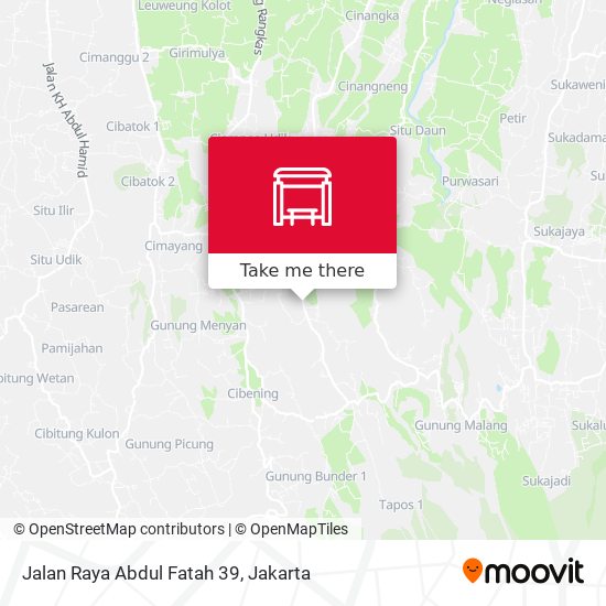 Jalan Raya Abdul Fatah 39 map