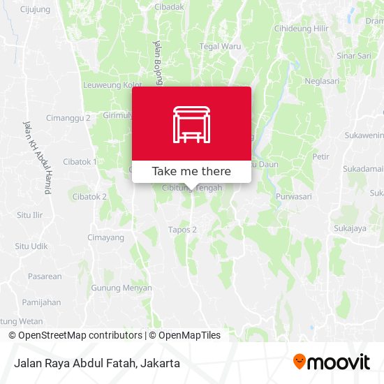 Jalan Raya Abdul Fatah map