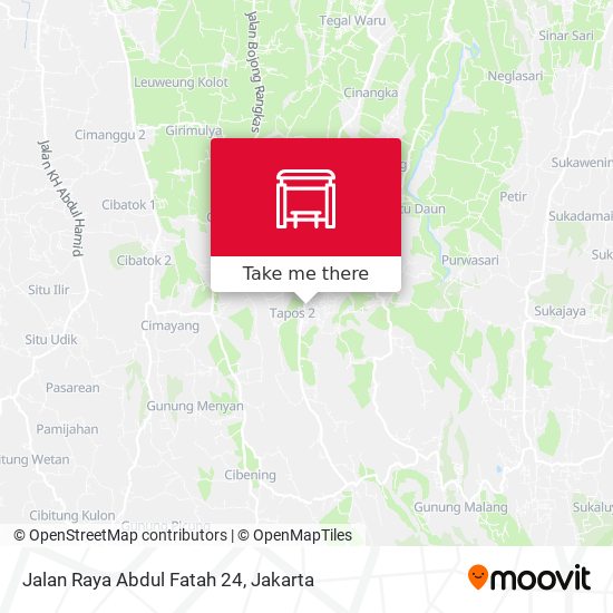 Jalan Raya Abdul Fatah 24 map