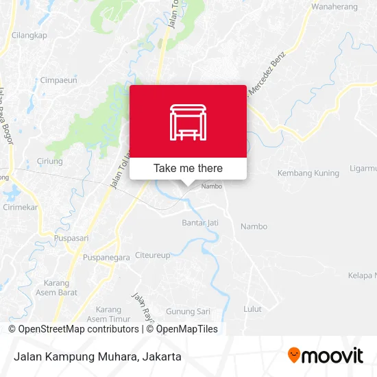 Jalan Kampung Muhara map