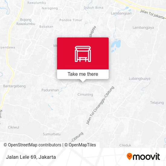 Jalan Lele 69 map