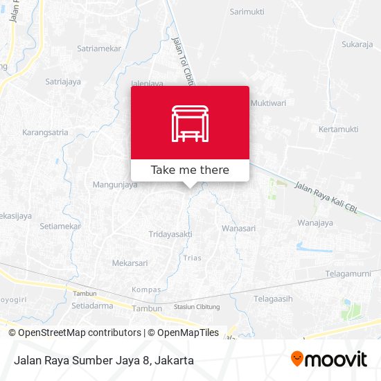 Jalan Raya Sumber Jaya 8 map