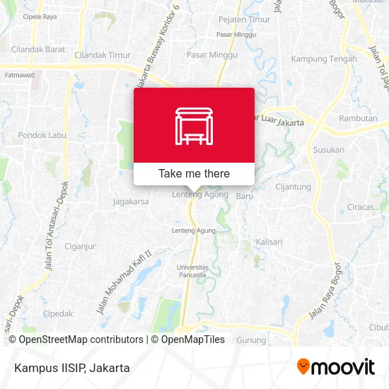 Kampus IISIP map