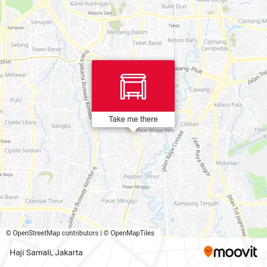 Haji Samali map