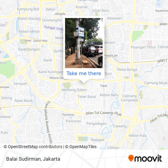 Balai Sudirman map