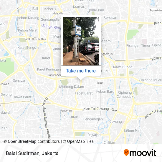 Balai Sudirman map