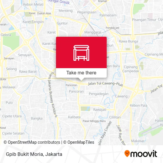 Gpib Bukit Moria map