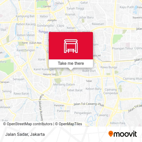Jalan Sadar map