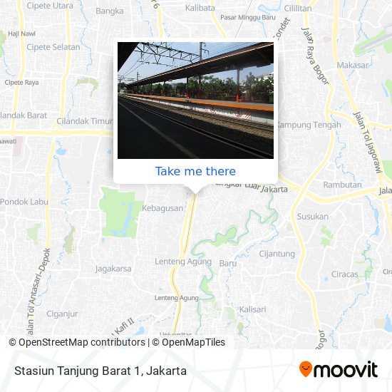 Stasiun Tanjung Barat 1 map