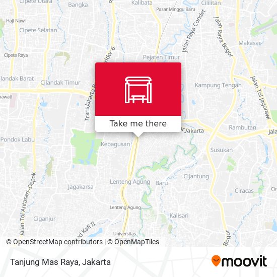 Tanjung Mas Raya map