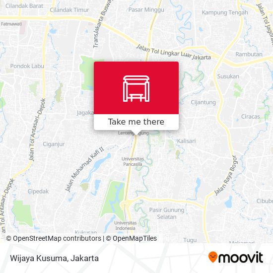 Wijaya Kusuma map