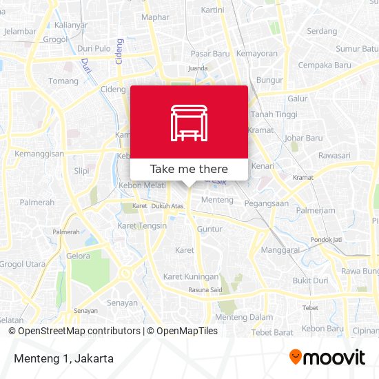 Menteng 1 map