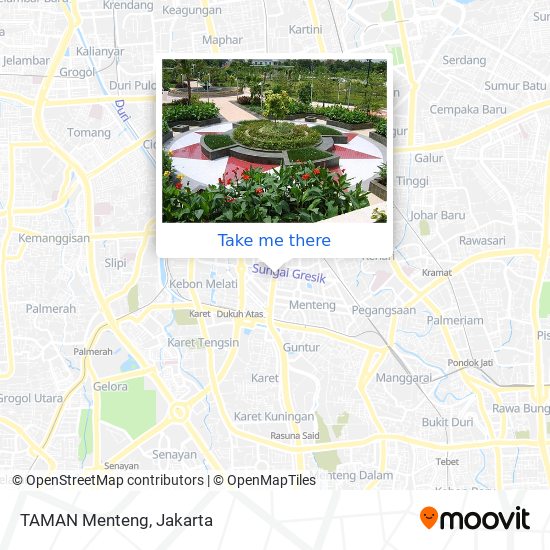 TAMAN Menteng map