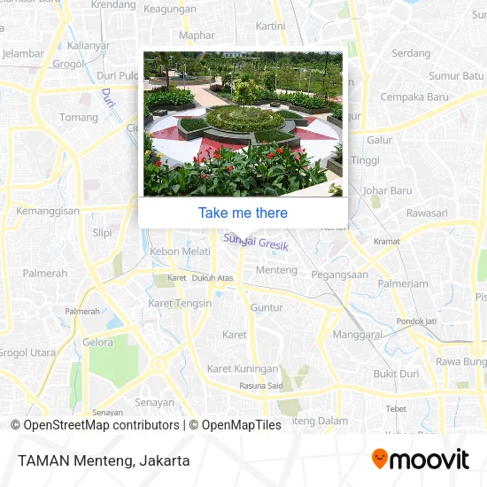 TAMAN Menteng map