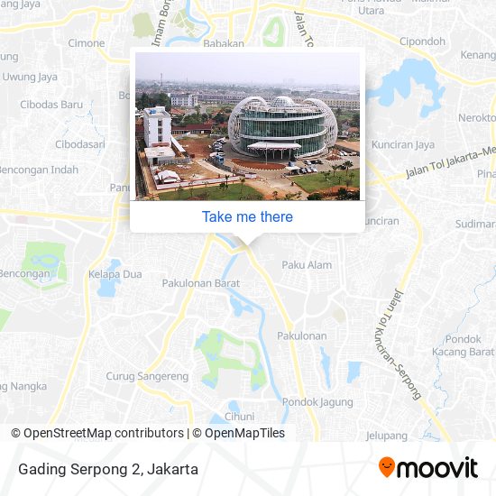 Gading Serpong 2 map