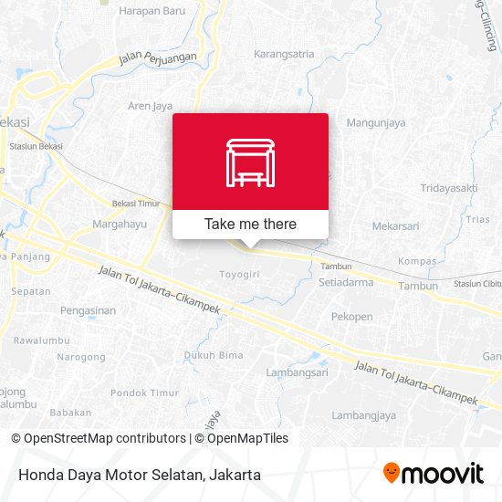 Honda Daya Motor Selatan map