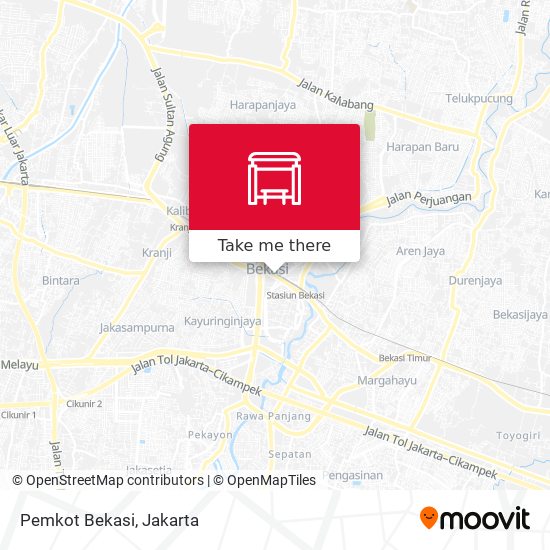 Pemkot Bekasi map