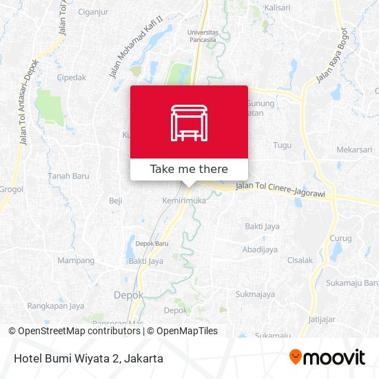 Hotel Bumi Wiyata 2 map