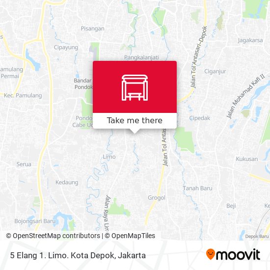 5 Elang 1. Limo. Kota Depok map