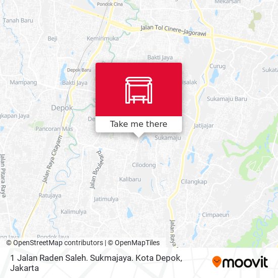 1 Jalan Raden Saleh. Sukmajaya. Kota Depok map