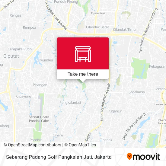 Seberang Padang Golf Pangkalan Jati map