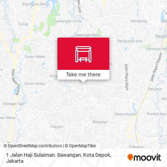 1 Jalan Haji Sulaiman. Sawangan. Kota Depok map