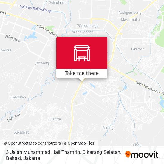 3 Jalan Muhammad Haji Thamrin. Cikarang Selatan. Bekasi map
