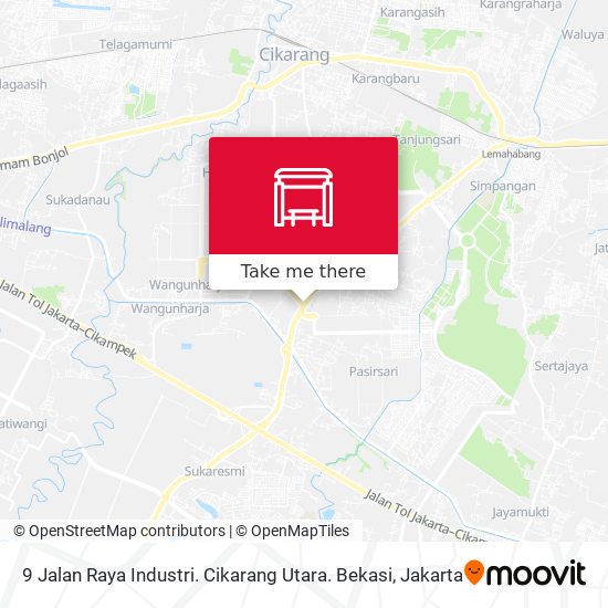 9 Jalan Raya Industri. Cikarang Utara. Bekasi map