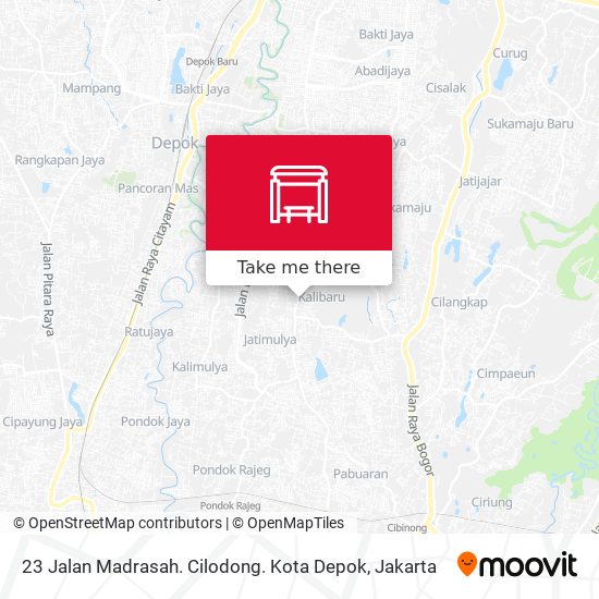 23 Jalan Madrasah. Cilodong. Kota Depok map