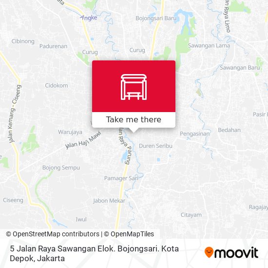 5 Jalan Raya Sawangan Elok. Bojongsari. Kota Depok map