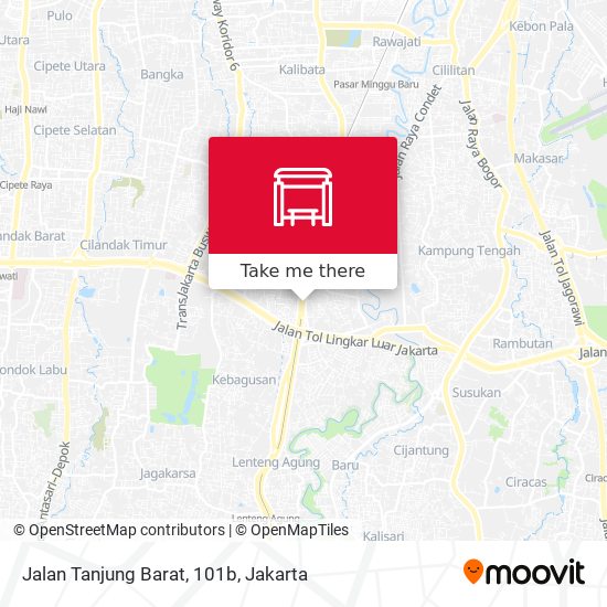 Jalan Tanjung Barat, 101b map
