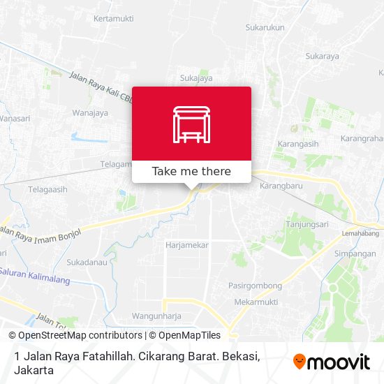 1 Jalan Raya Fatahillah. Cikarang Barat. Bekasi map