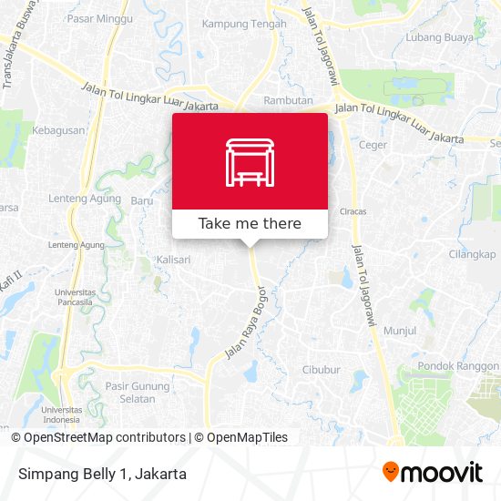 Simpang Belly 1 map