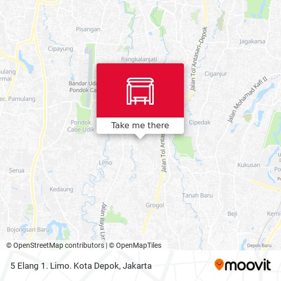 5 Elang 1. Limo. Kota Depok map