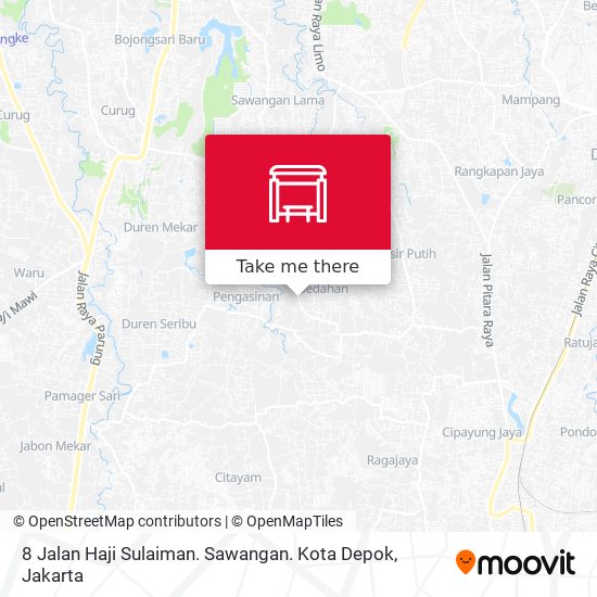 8 Jalan Haji Sulaiman. Sawangan. Kota Depok map