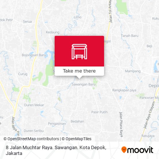 8 Jalan Muchtar Raya. Sawangan. Kota Depok map