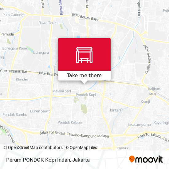 Perum PONDOK Kopi Indah map